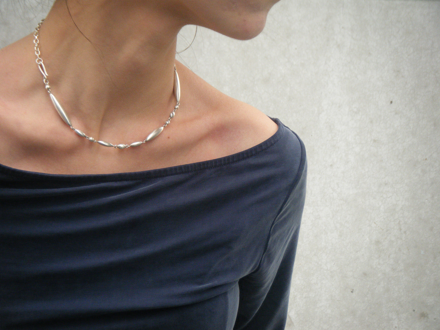Elliptical Form Necklace
